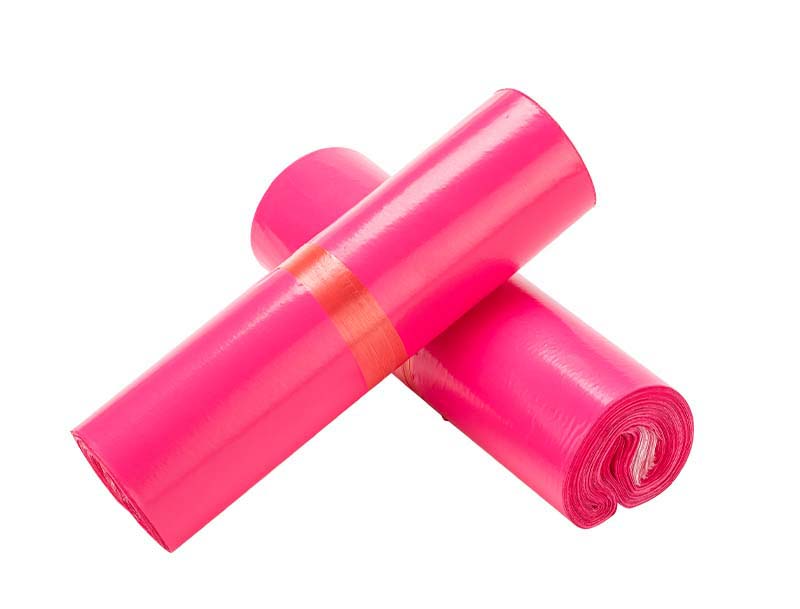 南京玫红色快递袋-02